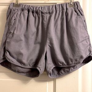 Madewell Periwinkle XS Pull-On Shorts